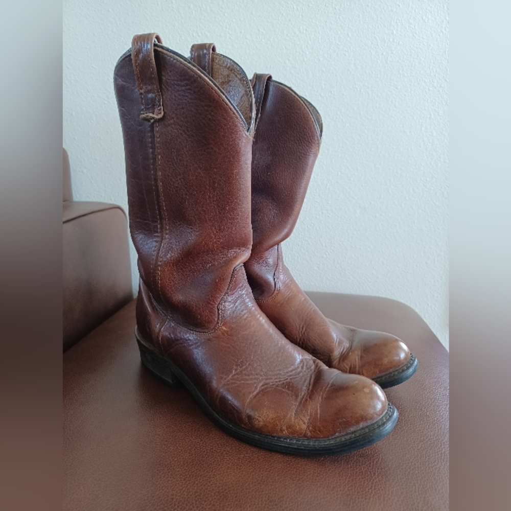 Double H Mens Work Western Boots Size 12D